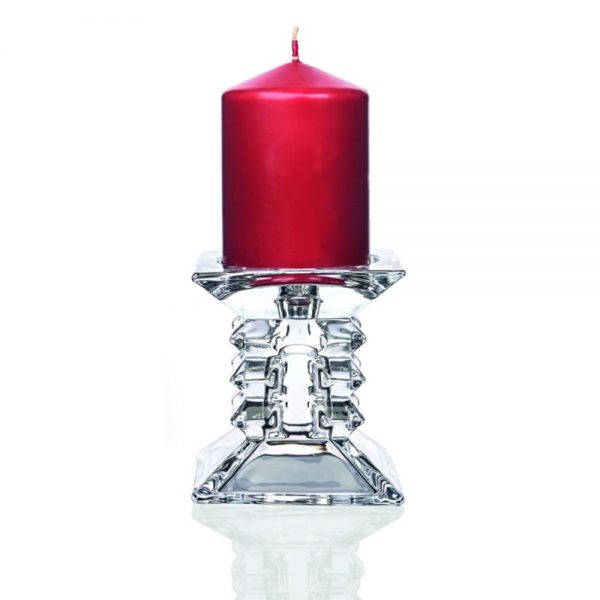 Newgrange Zorro Pillar Candleholder H11cm Red