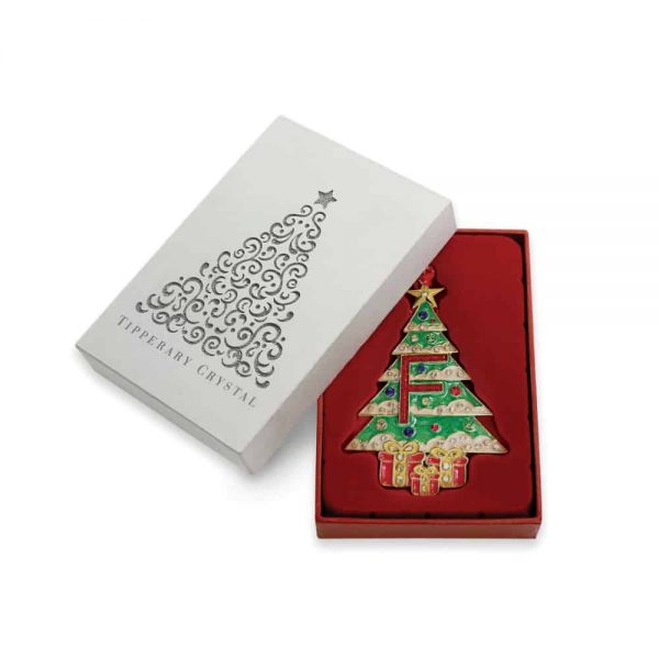 Tipperary Alphabet Christmas Tree Decoration   F