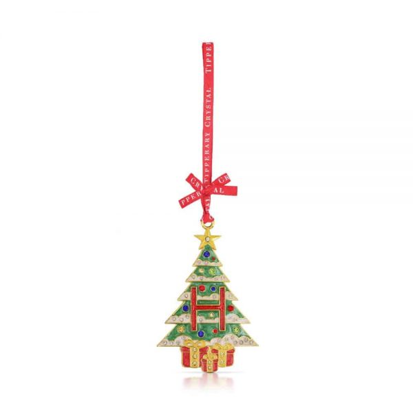 Tipperary Alphabet Christmas Tree Decoration   H