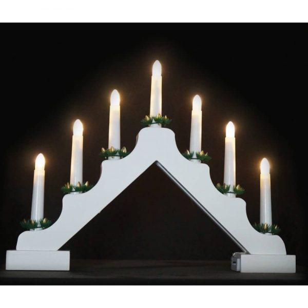 7 LED Light Candle Bridge Timer Function L40cm