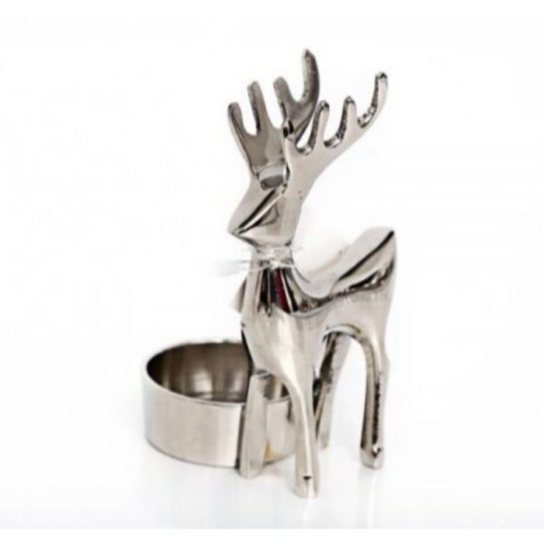 Reindeer Tealight Holder 10x5.5cm