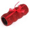 Set of 4 Red Napkin Rings 10cm Diameter