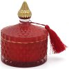 Christmas Red Cinnamon Wax With Lid 11x9cm