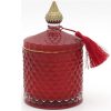 Christmas Red Cinnamon Wax With Lid 15x9cm