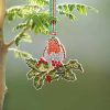 Newbridge Robin on Holly Hanging Decoration