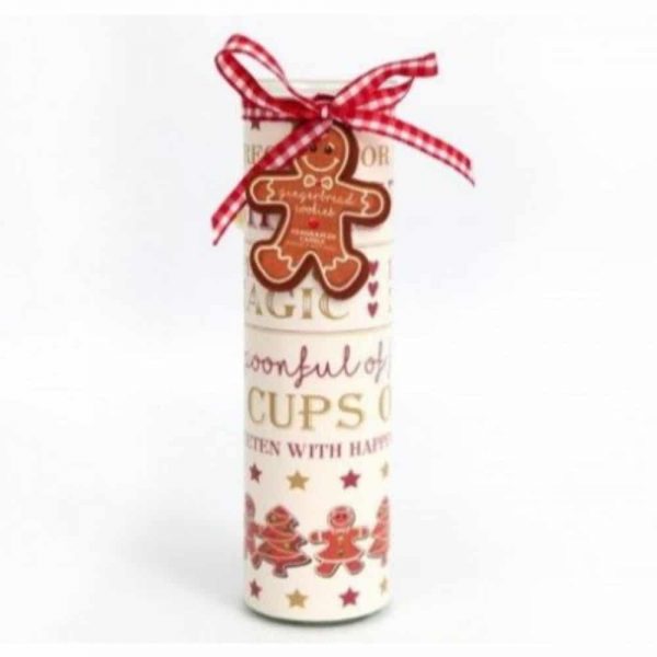 Gingerbread Tube Candle 6x20cm