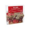 Light Up Reindeer Nose Lights 15 Battery Operated