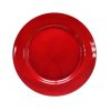 Charger Plate 33cm Glitter Red