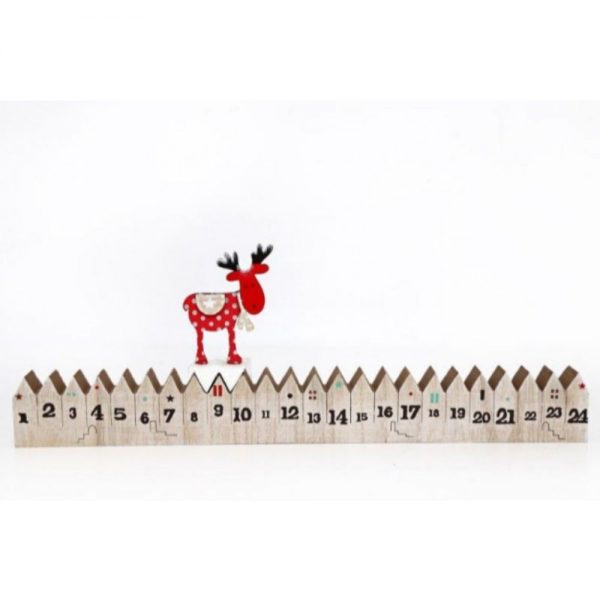 Reindeer Calender 47x12.5cm