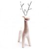 Silver Antler Reindeer 30x15cm