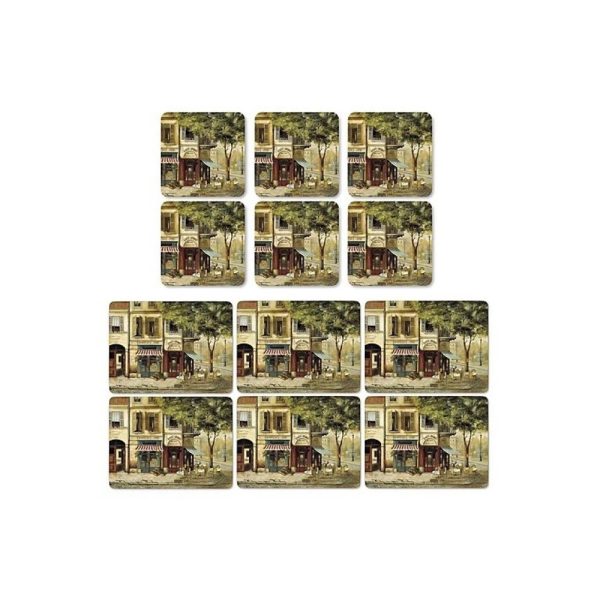 pimpernel parisian scenes six placemats & coasters