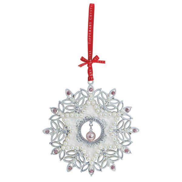 Pearl Snowflake Christmas Decoration