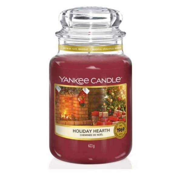 Yankeey Holiday Hearth Large Jar Candle