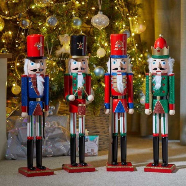 Traditional Nutcracker Wooden H50cm