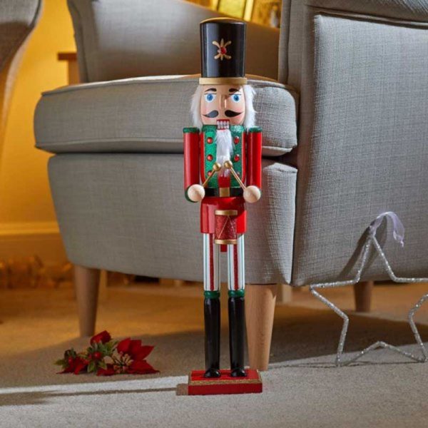 Traditional Wooden Nutcracker H70cm