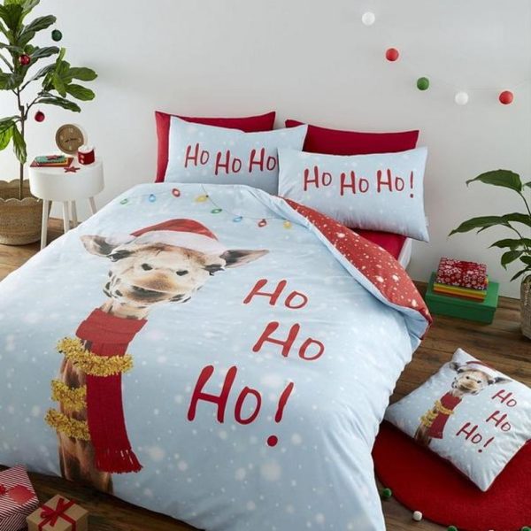 Christmas Giraffe Duvet Set