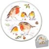 Winter Robins Candleplate 20cm