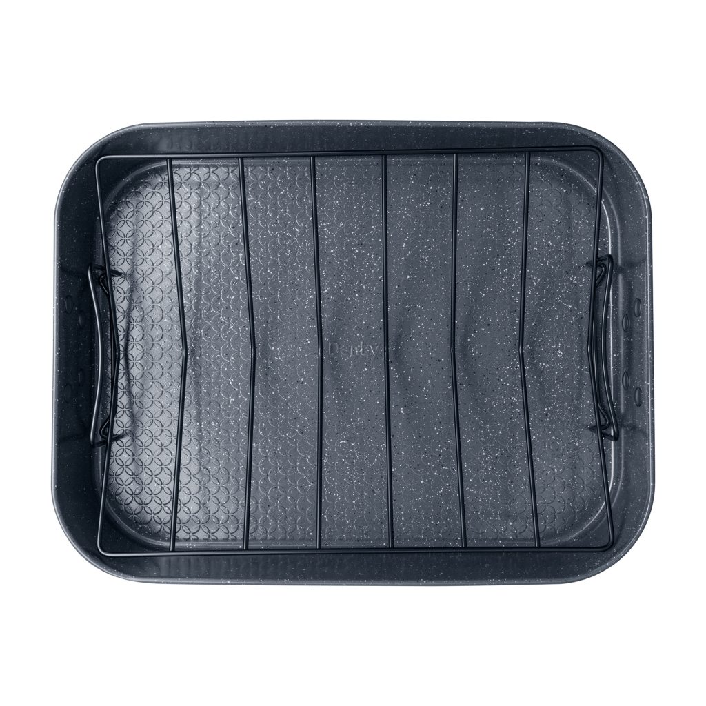 Denby Quantanium Finish Roasting Tray with Rack - Allens