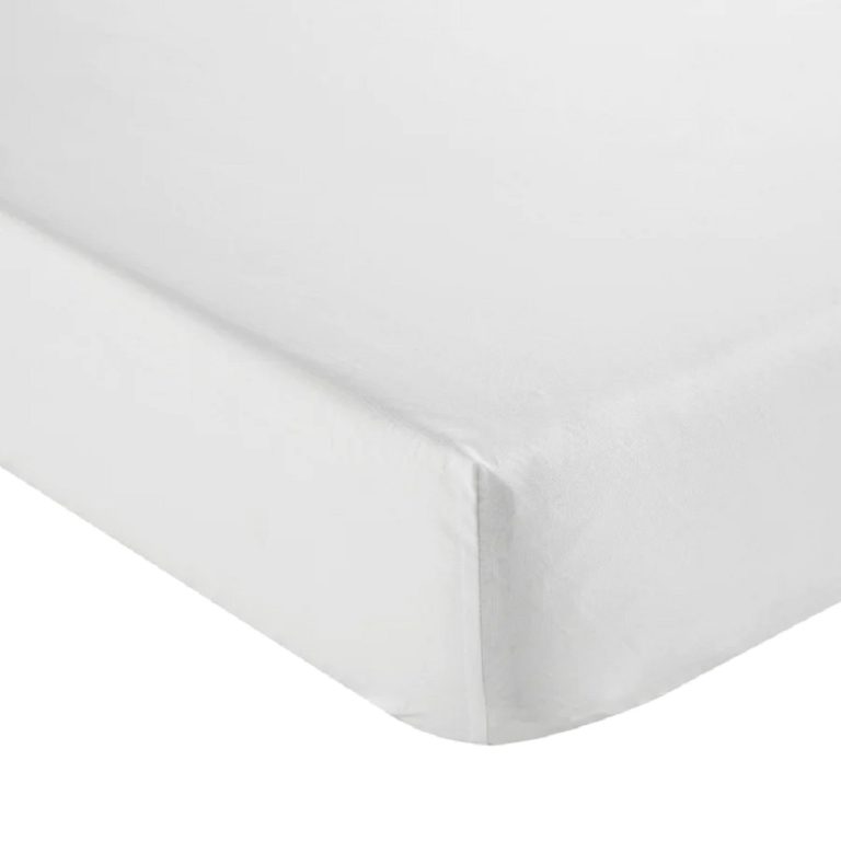 Christys Easycare White Double Valance Sheet - Allens