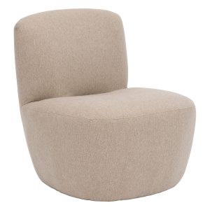 beige occasional chair h68 w65 cm