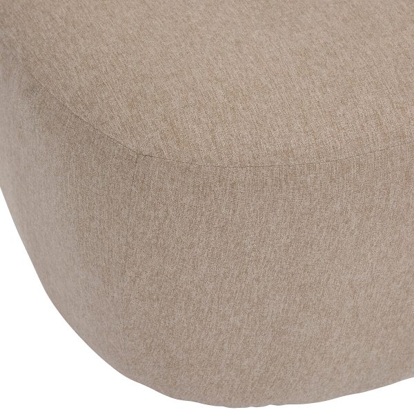 beige occasional chair h68 w65 cm