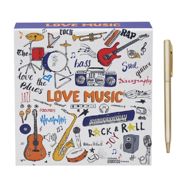 love music memo block