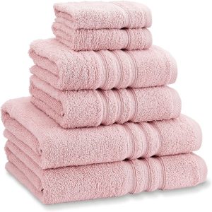 zero twist towels pink