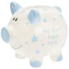 my first piggy bank blue