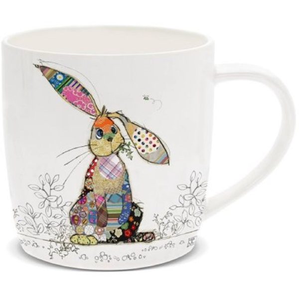 bug art binky bunny mug