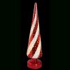 candy cane glitter cone tree medium