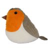 fabric robin shaped pillow 41x30x9cm