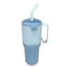 rise tumbler with straw 1065ml ice blue