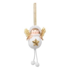 textile angel ornaments small