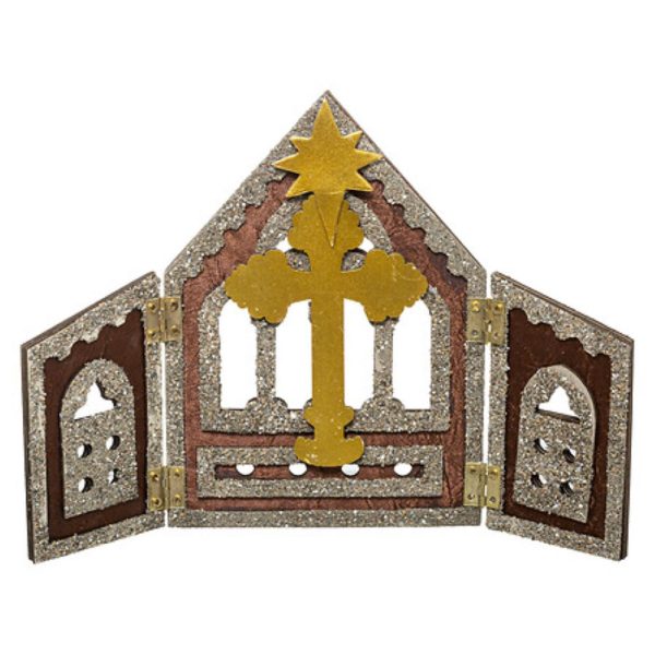 nativity house 11 characters 25cm