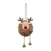 wooden hanging deer beige