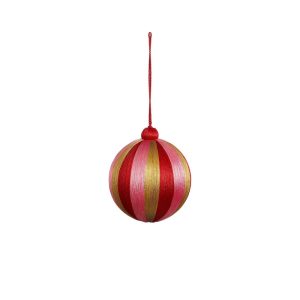 jolly ornament ball red 10cm