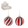 glass bauble red 10cm