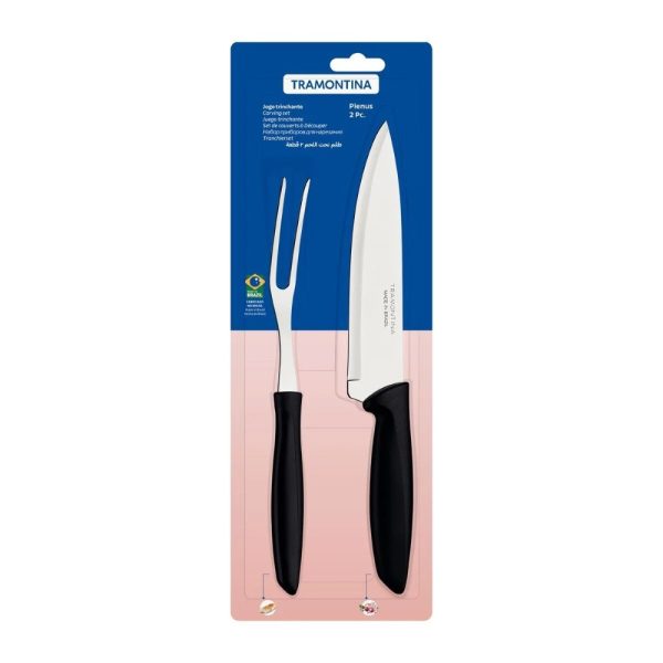 tramontina stainless steel carving set of 2