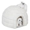 baby bears on igloo 20cm