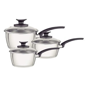 tramontina professional saucepan set 3 piece