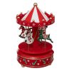 christmas carousel red