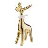 ceramic deer gold 26cm