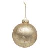 bauble metallic champagne 10cm