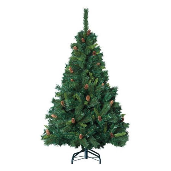 royal majestic christmas tree with cones 210cm