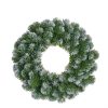 norton wreath green 90 frosted tips d45cm