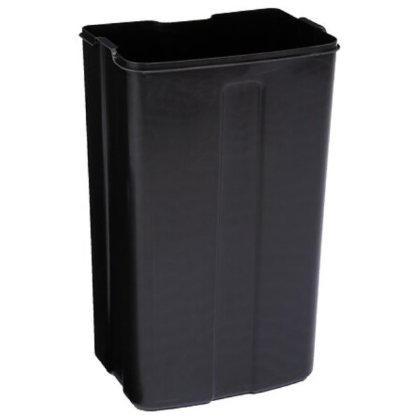 blue metal 30l petal bin with silent close