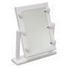 hollywood mirror with 6 leds 40x37cm