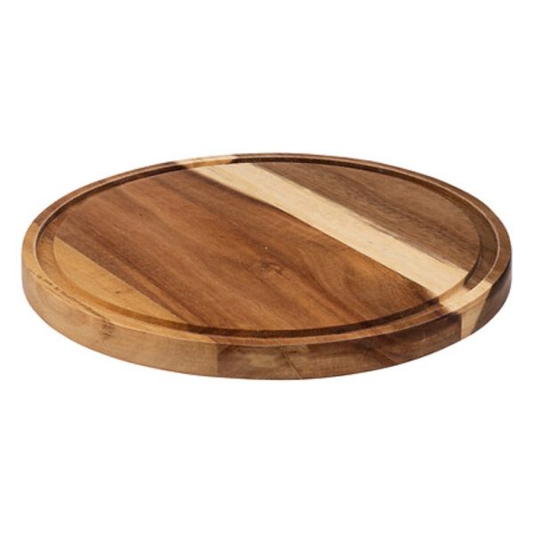 acacia cheese board with glass dome d28cm h19cm