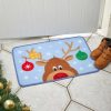 merry rudolph 40x60cm door mat