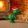 green tinsel rex 26x40cm